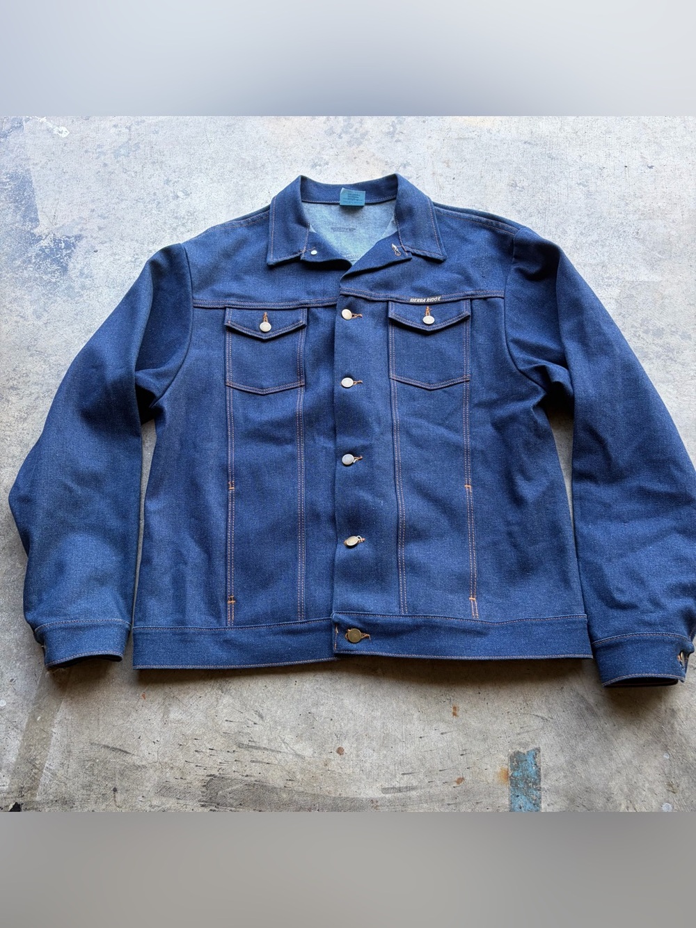 Vintage 80s Sierra Ridge Trucker Denim Jacket